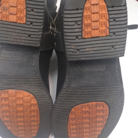 Harley Davidson Black Harness Boots Eagle Embroidery Leather Mens size 9.5 - Picture 6 of 10